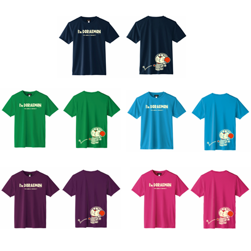 TWC I'm DORAEMON 卓球TシャツD