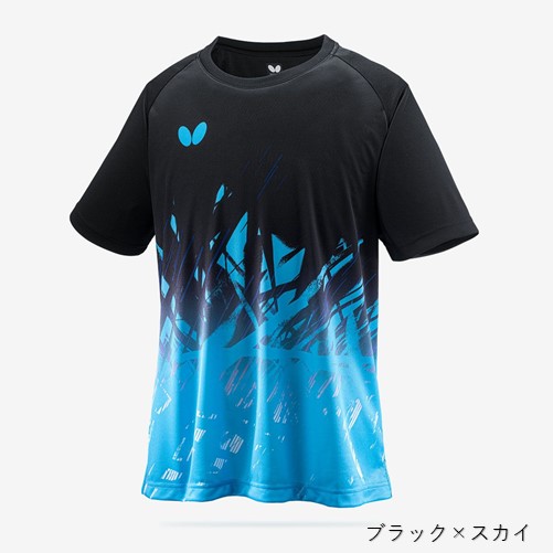 エクステラ・Tシャツ<ブラック×スカイ>