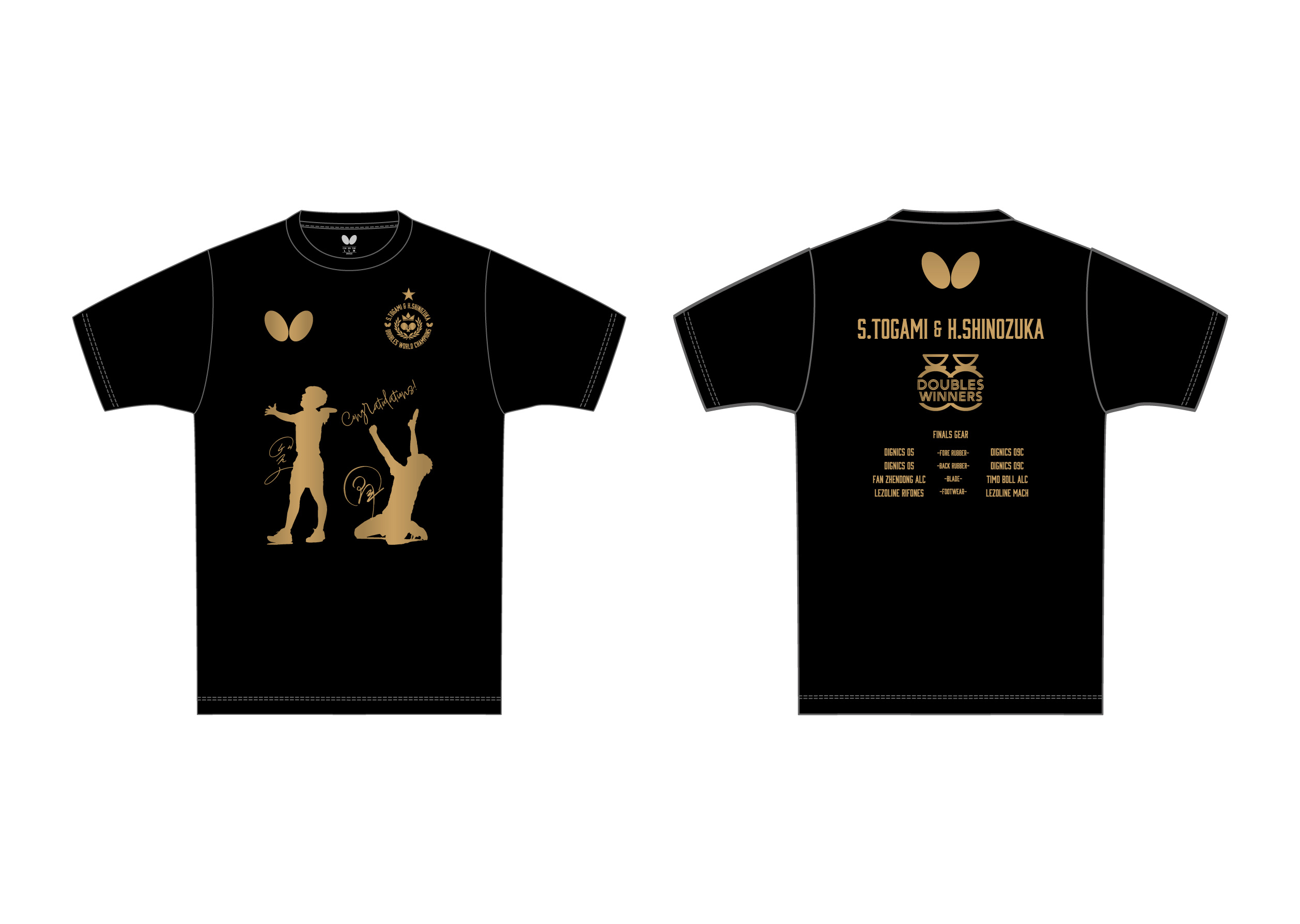 ★25年8月上旬発売開始予約商品★戸上篠塚優勝記念・Tシャツ