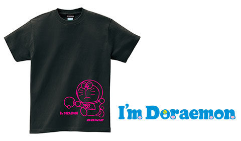 【999円】DONIC I'm DORAEMON コットン 卓球 Tシャツ A キッズサイズ
