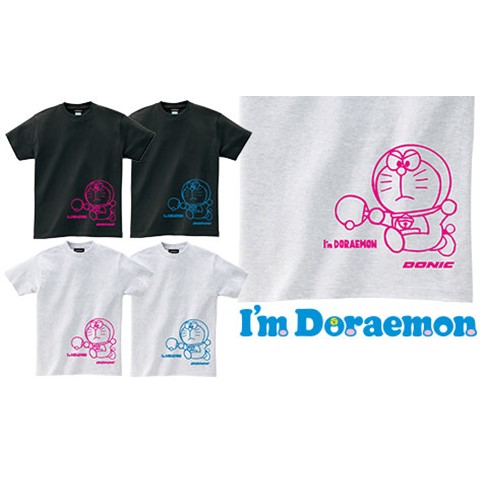 【DONIC特別値下599円】 I'm DORAEMON コットンTシャツA ジュニアサイズ