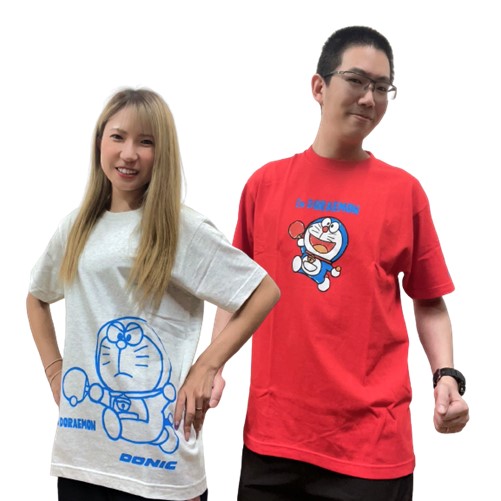 【DONIC特別値下599円】 I'm DORAEMON コットンTシャツA ジュニアサイズ