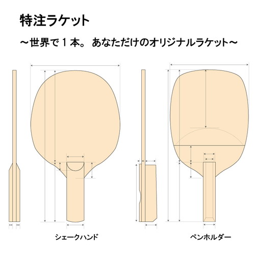 ニッタク 特注セレクテッドラケット