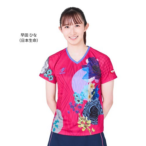 ★25年3月発売開始★モダンフラワーシャツ(女子用)