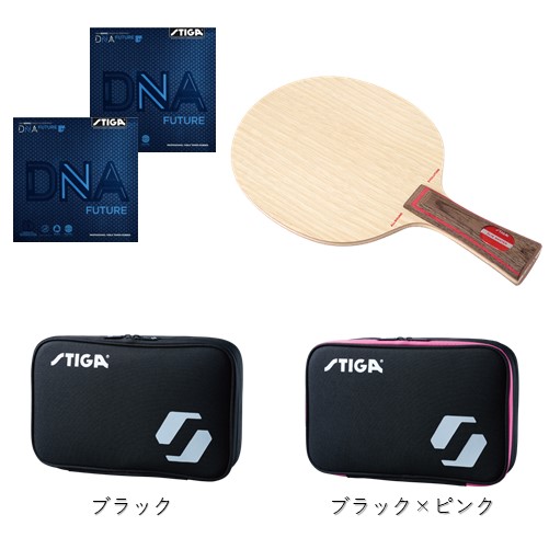 ★初心者セット・40%OFF★中ペン裏裏オールラウンドエボリューションセット(ラケットケース付)