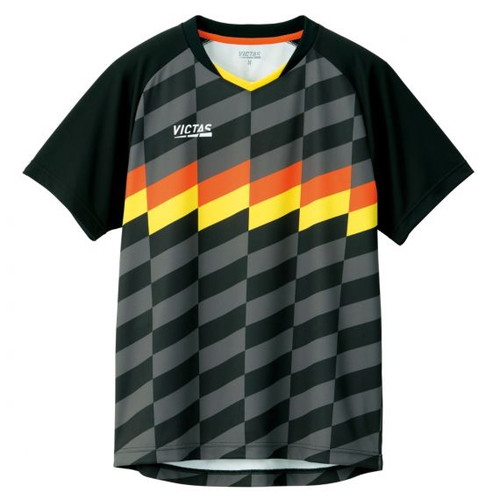 【VICTAS特売50%OFF】チェッカーラインゲームシャツ